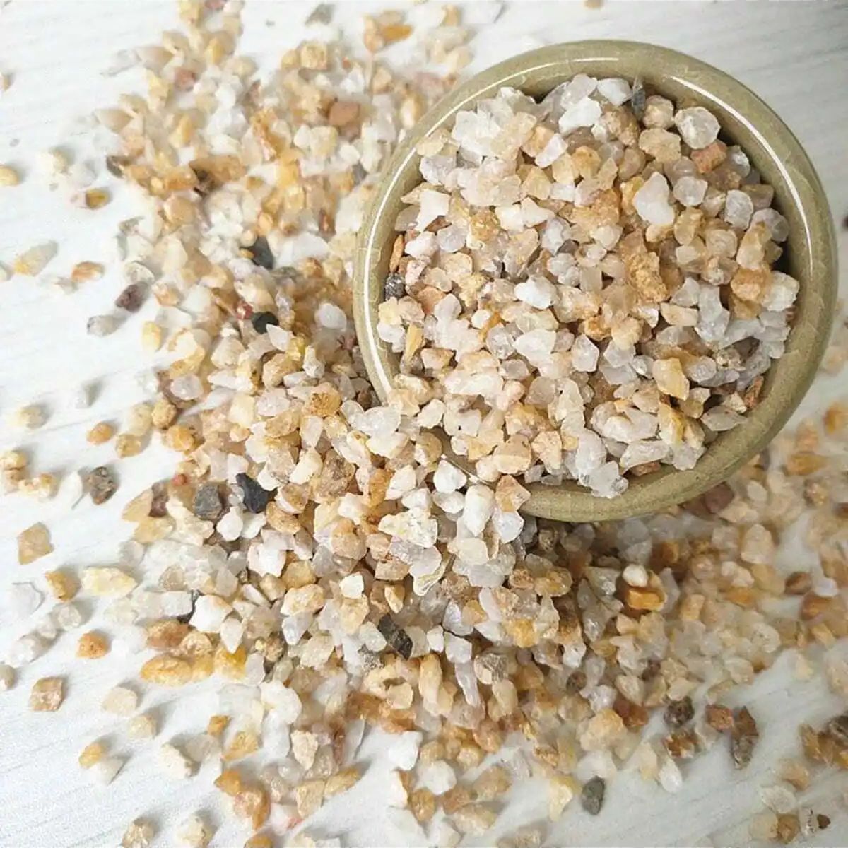 Aquarium Planted Sand - 1 قطعة-250 جرام بلورات الطبيعية الحصى