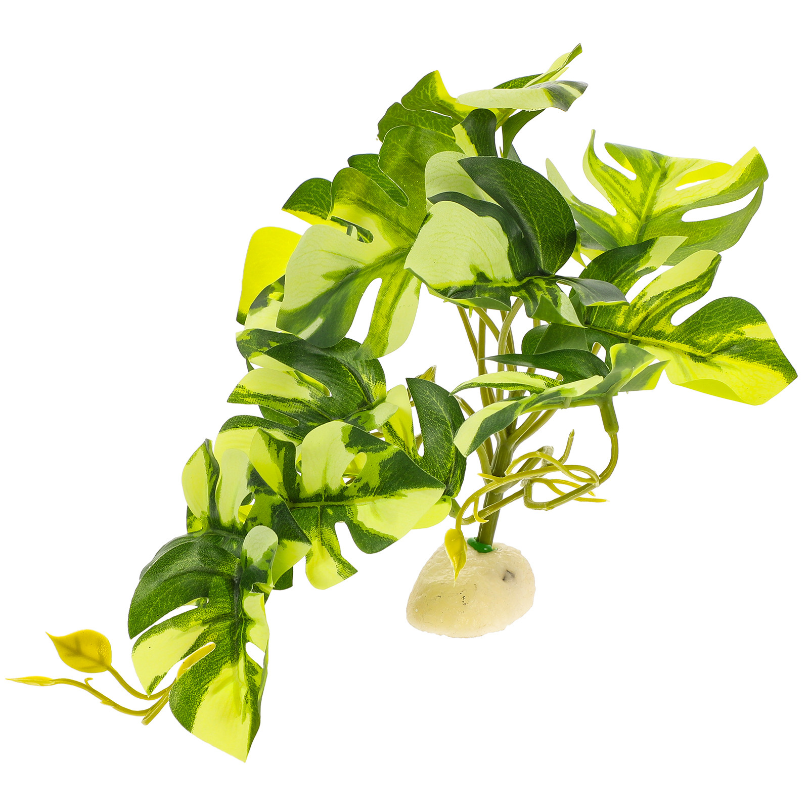 Aquarium Planted Fish Tank - نبات اصطناعي واقعي من الراتنج لتزيين
