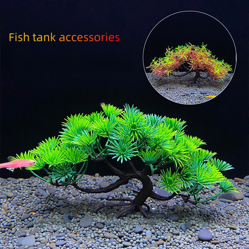 Aquarium Planted Seeds - شجرة بونساي لحوض السمك ، ديكور