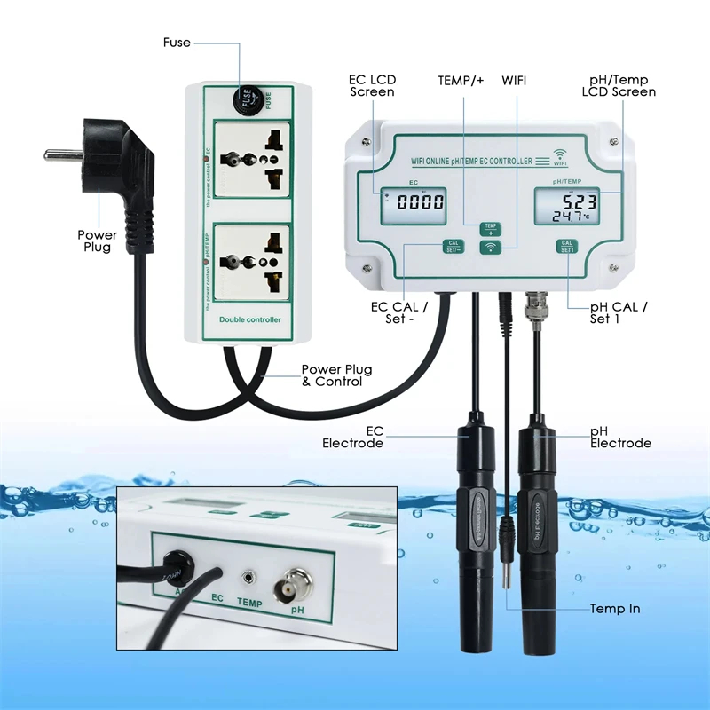 GA Tuya Wifi 3-in-1 حوض السمك  - مراجعة Planted Aquarium Test Kit وسعره
