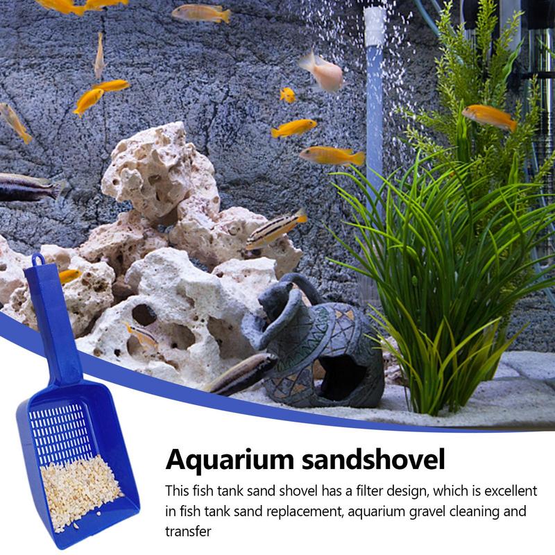 حوض السمك مصفاة الحصى مجرفة مك - مراجعة Aquarium Planted Sand وسعره