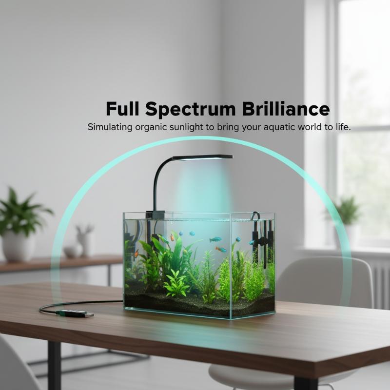 مصباح LED مرن للحوض السمكي بمن - مراجعة Aquarium Plants وسعره
