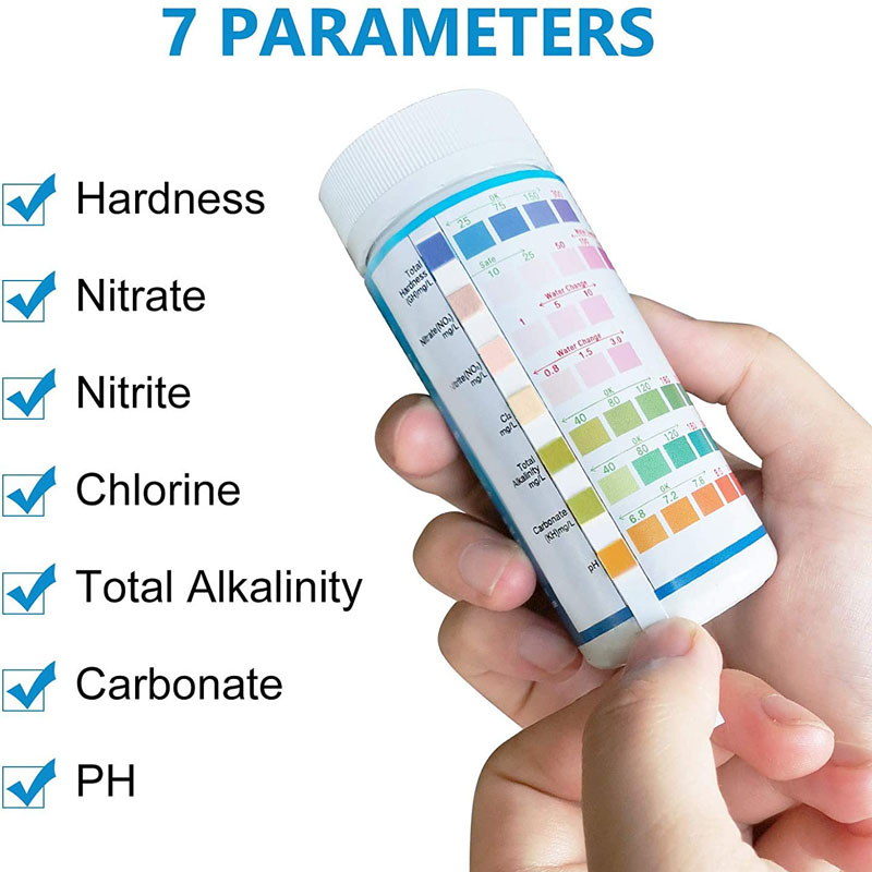 7-IN-1 شرائط اختبار حوض السمك  - مراجعة Planted Aquarium Test Kit وسعره