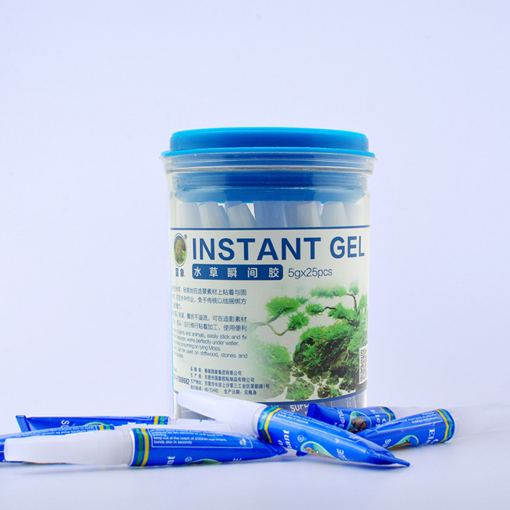 20-5 قطعة خزان الأسماك المناظر - مراجعة Aquarium Plant Glue Gel وسعره