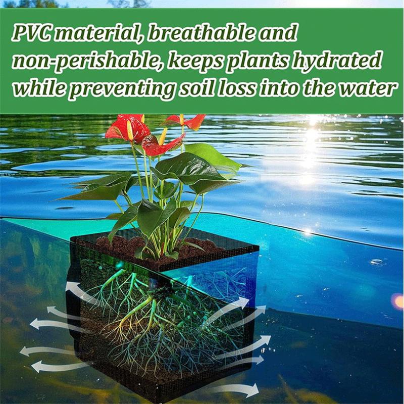 4 قطع سلال زراعة شبكية سوداء ل - مراجعة Aquarium Plants وسعره