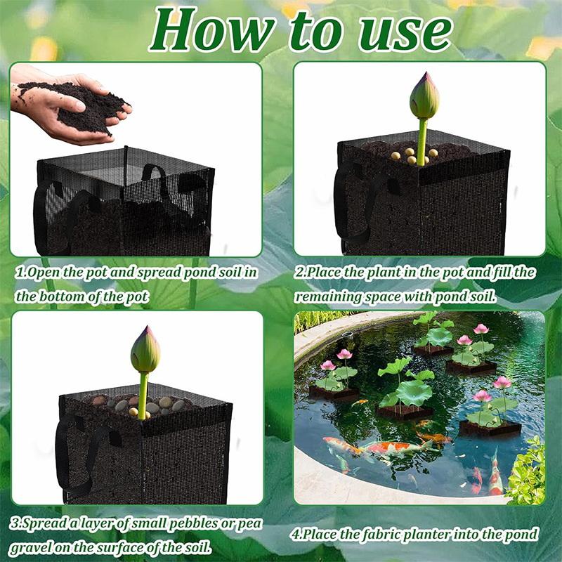 4 قطع سلال زراعة شبكية سوداء ل - مراجعة Aquarium Plants وسعره