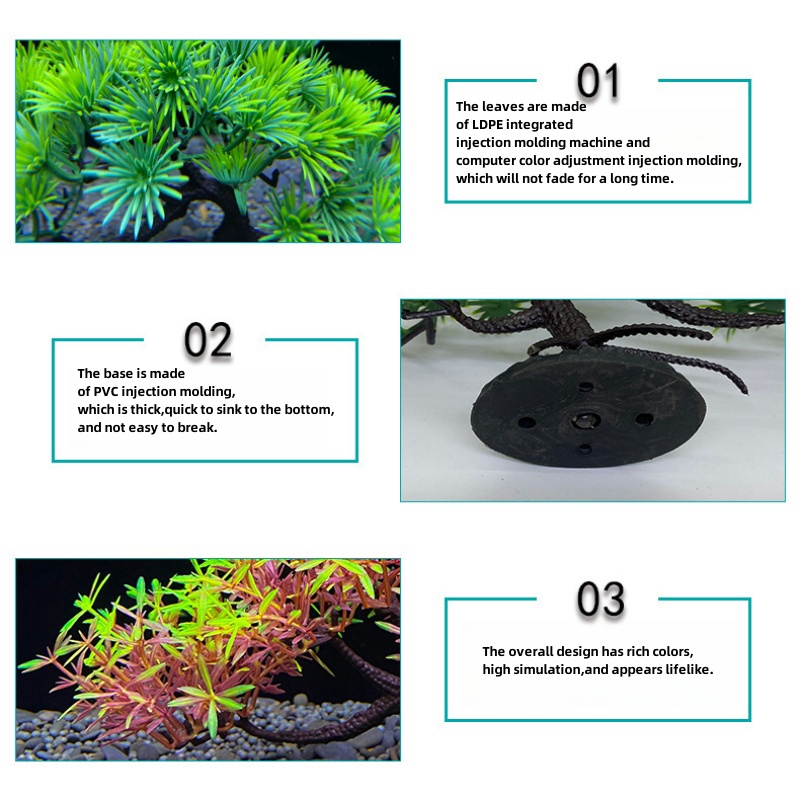 شجرة بونساي لحوض السمك ، ديكور - مراجعة Aquarium Planted Seeds وسعره