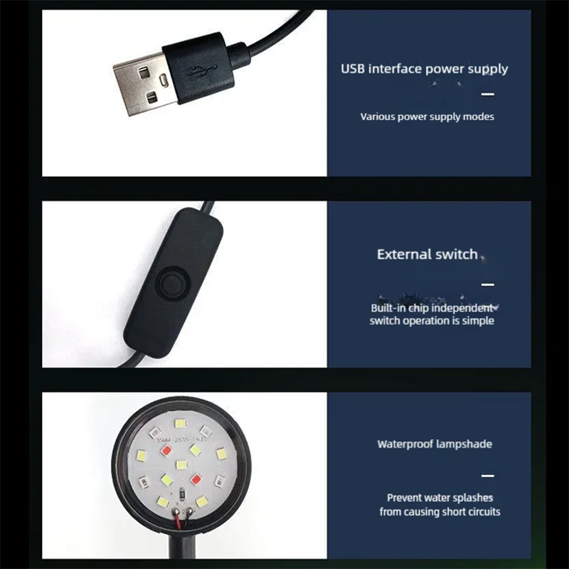 مصباح LED بمشبك USB لحوض السمك - مراجعة Aquarium Plant Vitamins وسعره