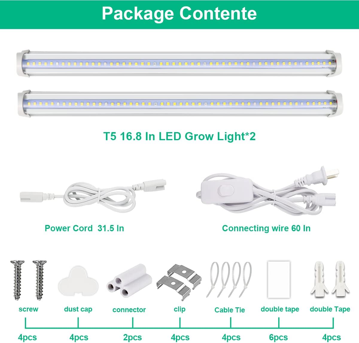 مصباح LED للنمو النباتي بطيف ك - مراجعة Aquarium Planted Seeds وسعره