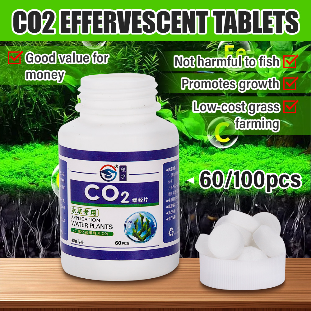 60 قطعة أقراص ثاني أكسيد الكرب - مراجعة Aquarium Plant Vitamins وسعره