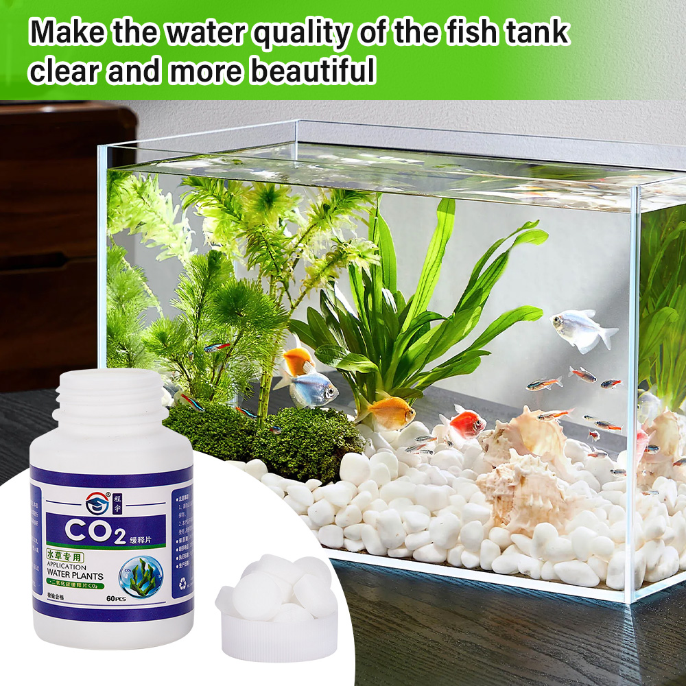 60 قطعة أقراص ثاني أكسيد الكرب - مراجعة Aquarium Plant Vitamins وسعره